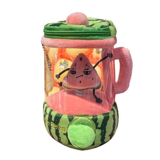 

Соковыжималка Кукла Веселая Интерактивная Плюшевая Игрушка Блендер Забавная Игрушка с Выражением Декоративная Фигурка Подарки на День Рождения для Детей Watermelon