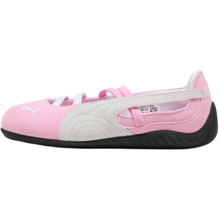 Puma Speedcat Ballet PS Pink Shimmer White Kids Sneakers 406884-03