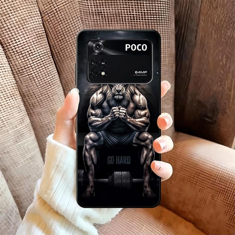 Löwe Männlich Mann König Weiche Handyhülle für Xiaomi Poco X5 X6 X7 X8 Pro Max X3 F7 F8 Ultra M8 M7 M6 M5 Redmi 15 15C 14C 13C 12C X4 F6