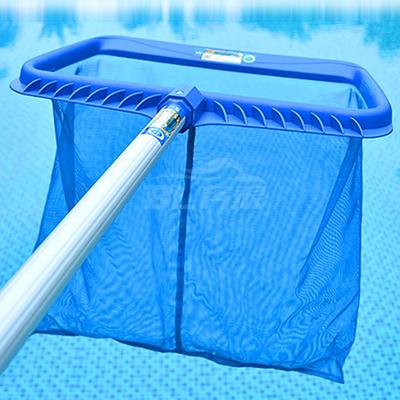 Pool-Skimmer-Netz-Entfernungs-Laubharke mit tiefem Beutel, Schwimmbad-Reinigungswerkzeug mit robustem Rahmen