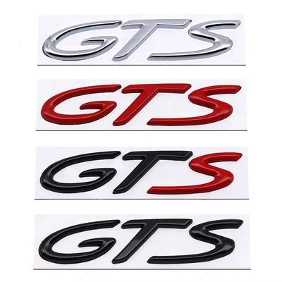 Emblema GTS in Metallo Emblema Adesivo Carrozzeria Auto Emblema Coda Bagagliaio Posteriore Decalcomania Modificata per Auto