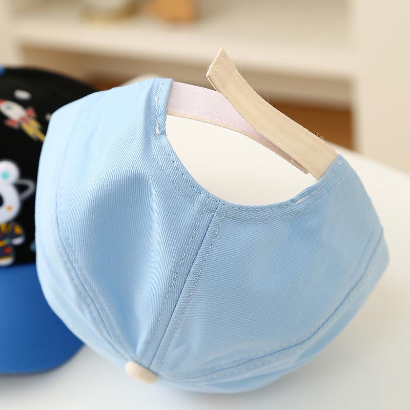 New Little Bear Space Baby Cap - Cute Spring Sun Protection Hat for Boys & Girls