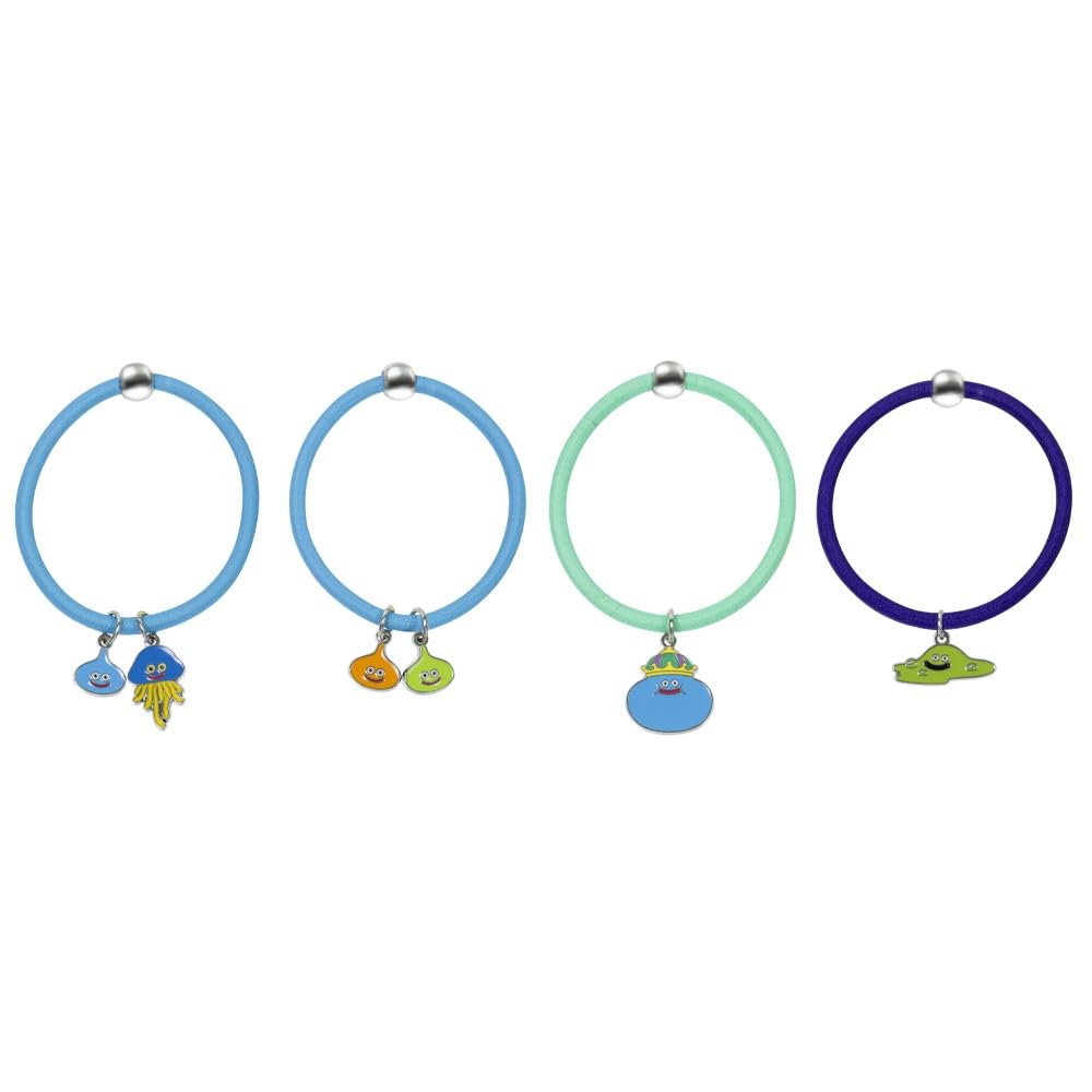 

Smile Slime Cosmetics Beauty Hair Ties Set of 4 and & Slime Friends