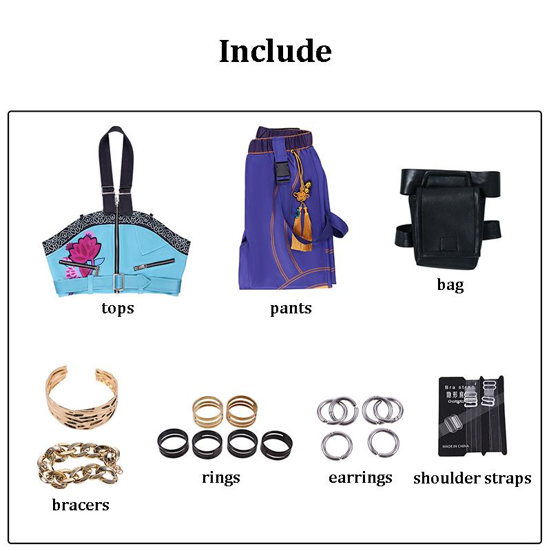 

K-pop Зои Косплей Костюм Парик Женский Девушки Хэллоуин Карнавал Комик-кон Вечеринка Ролевые Наряды as the picture-Child 130