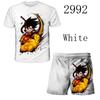 Sommer Herren Japanischer Anime Dragon Ball Kinder T-Shirt und Shorts Zweiteiler Super Mario 3D Gedrucktes Kinder Jungen und Mädchen Set