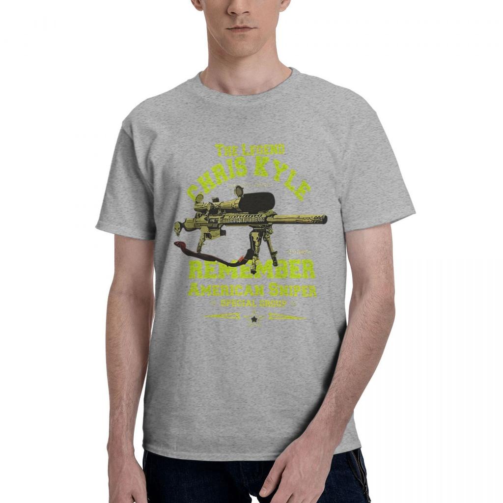 Chris Kyle 100 Cotton Casual Breathable Confortable Anime Designer Clothes Men T Shirt Men