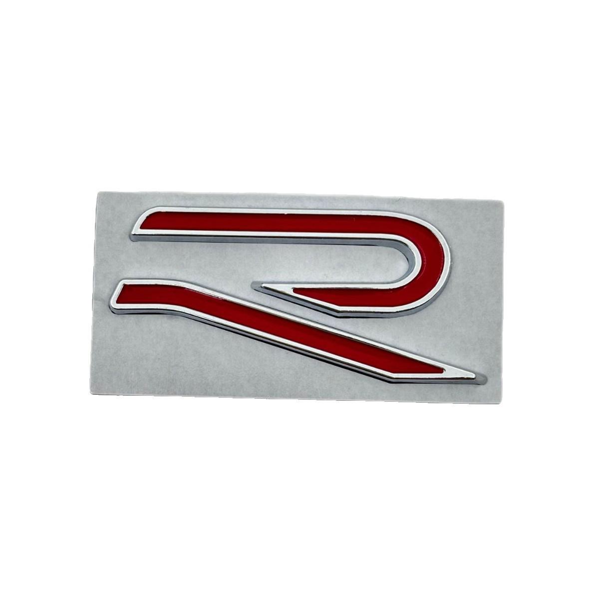 

Black Warrior Golf 8 R-Line Rear Emblem - GTI English Letters Car Modification
