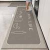 Silica Diatomite Kitchen Mat Non-Slip Water Resistant Oil Proof Floor Rug Bathroom Easy Clean
