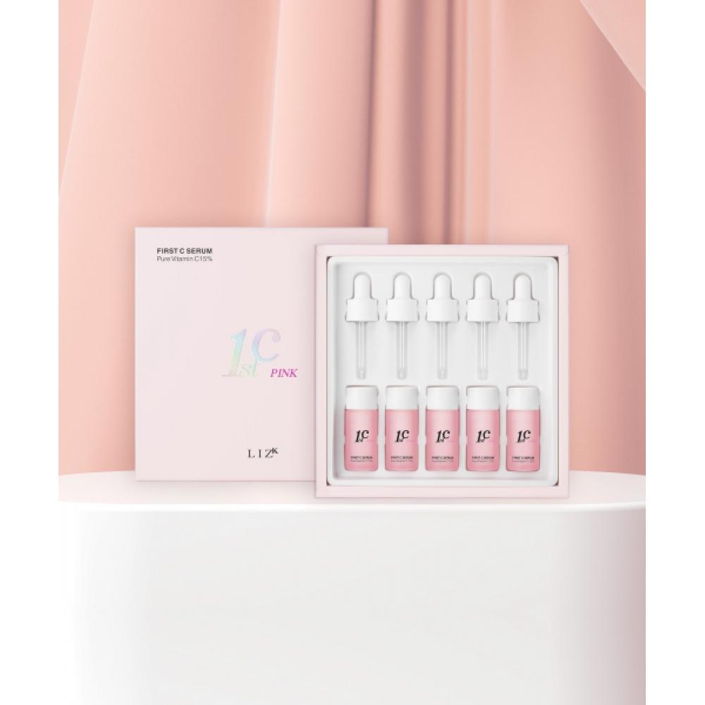 Lizk Pink Pure Vitamin C Serum 15  10ml  5 paCk none
