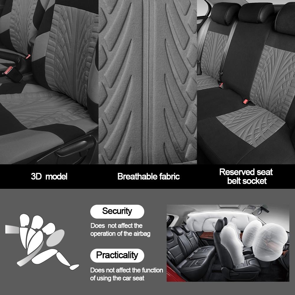 Universal Car Seat Cover Auto Seat Cover 3D Printed Embroidered Fashionable Automotive Interior