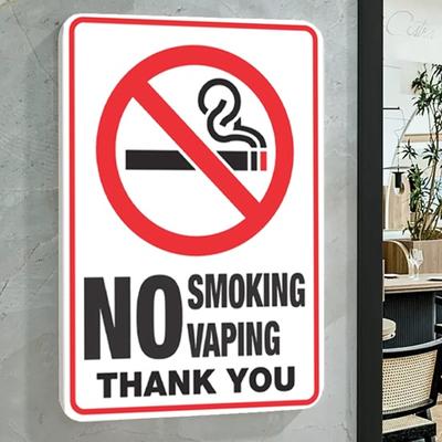 No-smoking Sticker Signs Self-Adhesive Ultimate UV Protection Weather-resistant Scratch-resistant Waterproof Damproof Fade Resistance Indoor