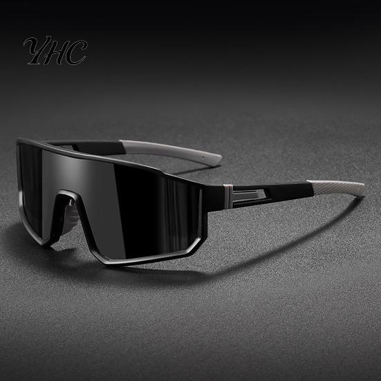 Anti-glare Cycling Glasses Outdoor with PC Lens UV Protection Windproof Lightweight Sunlight Blocking Men Women Running Mountain Bike Sports