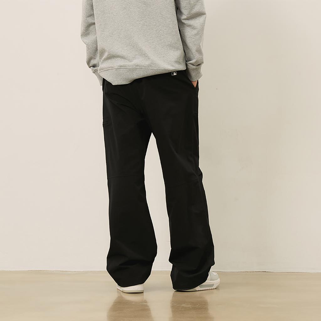 New MLB New York Yankees Basic Collection FW24 Casual Pants Unisex Black 3AWPB0446-50BKS