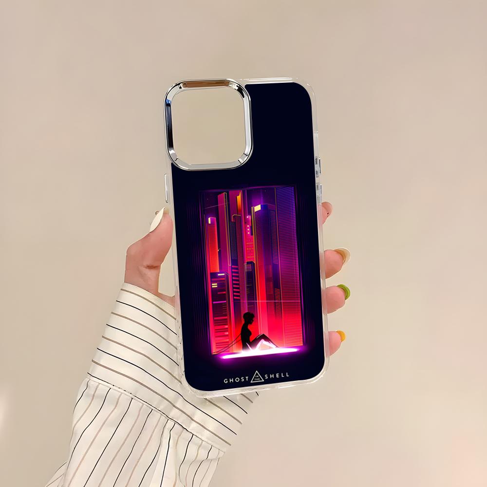 

G-Ghost In The Shell Phone Case For IPhone 17 Air 16 15 14 13 12 11 Pro Pro Max Plus Transparent Soft Cover iPhone17 Pro