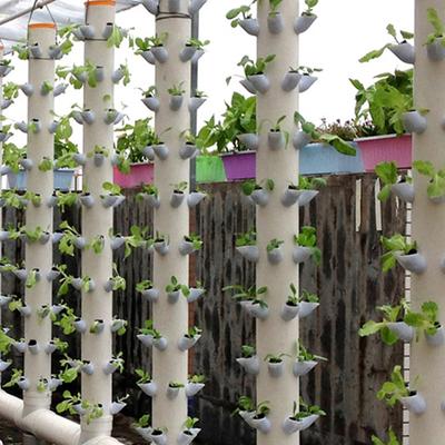 5Pcs Column Planting Cup DIY Hydroponic Colonization Cups Plant Grow Pot Hydroponics Vertical Tower Plant Pots Accessories