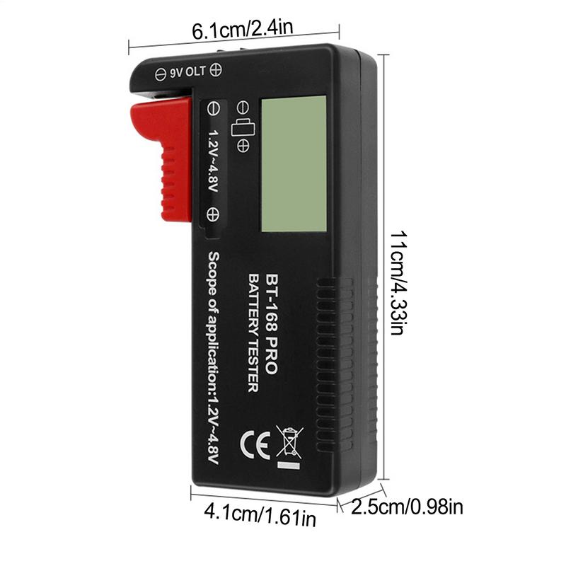 BT-168 PRO Battery Tester Checker 1.2V Auto Load Tester Digital Battery Checker Voltage Alternator Battery Analyzer