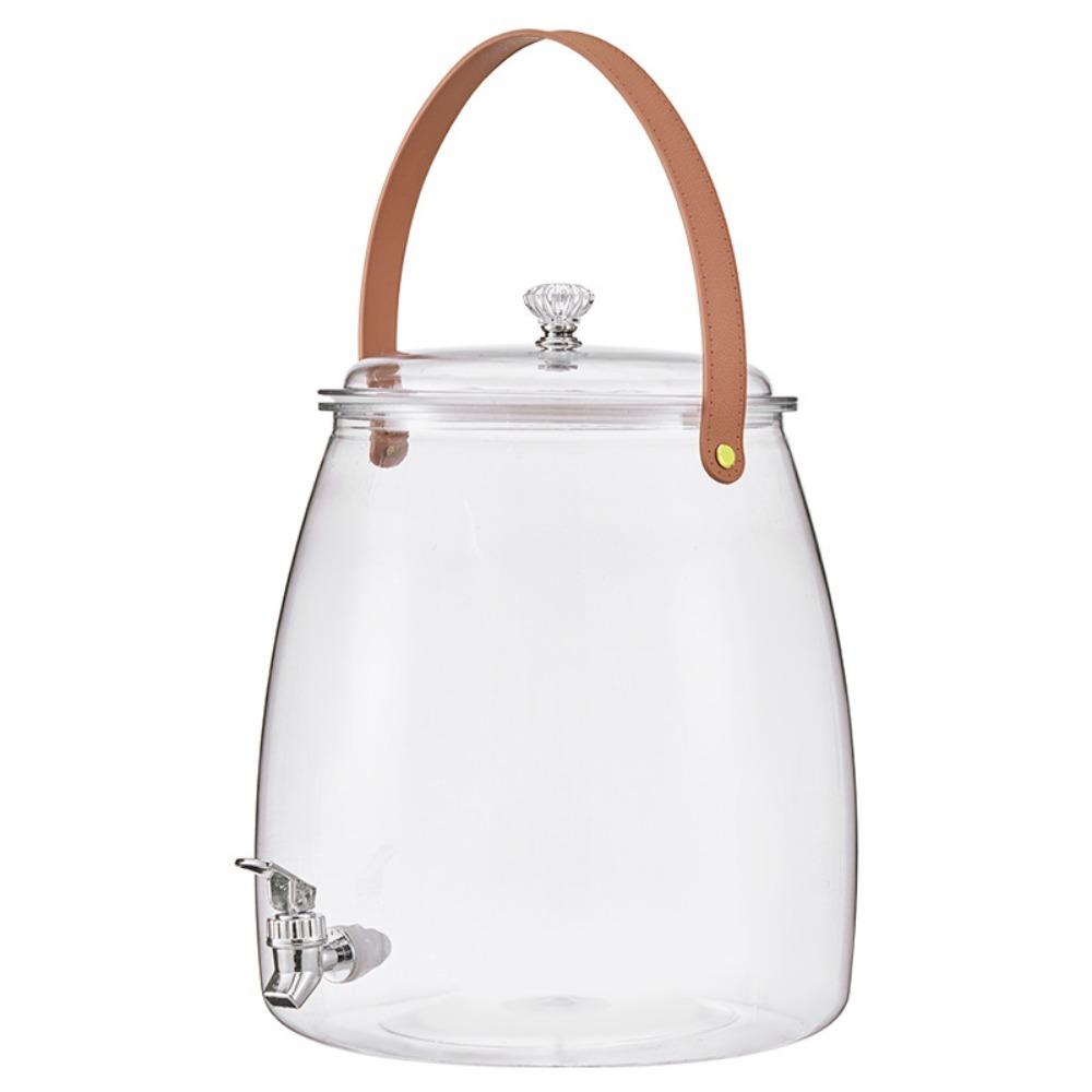 Large Capacity Cold Drink Dispenser With Faucet Water Jug Household Water Pitcher  Wine