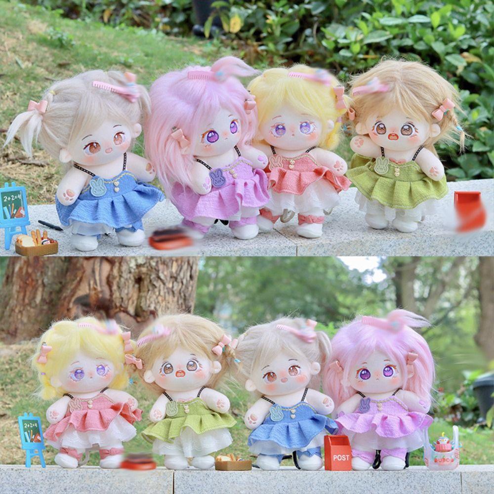 20cm Cotton Doll Clothes Rabbit Dress No Attributes Dolls Clothes  Doll Accessories