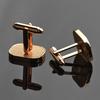 Novelty Luxury White Crystal Cufflinks for Mens Women High Quality Design Cuffbutton Shirt Jewelry Tie Accessories
