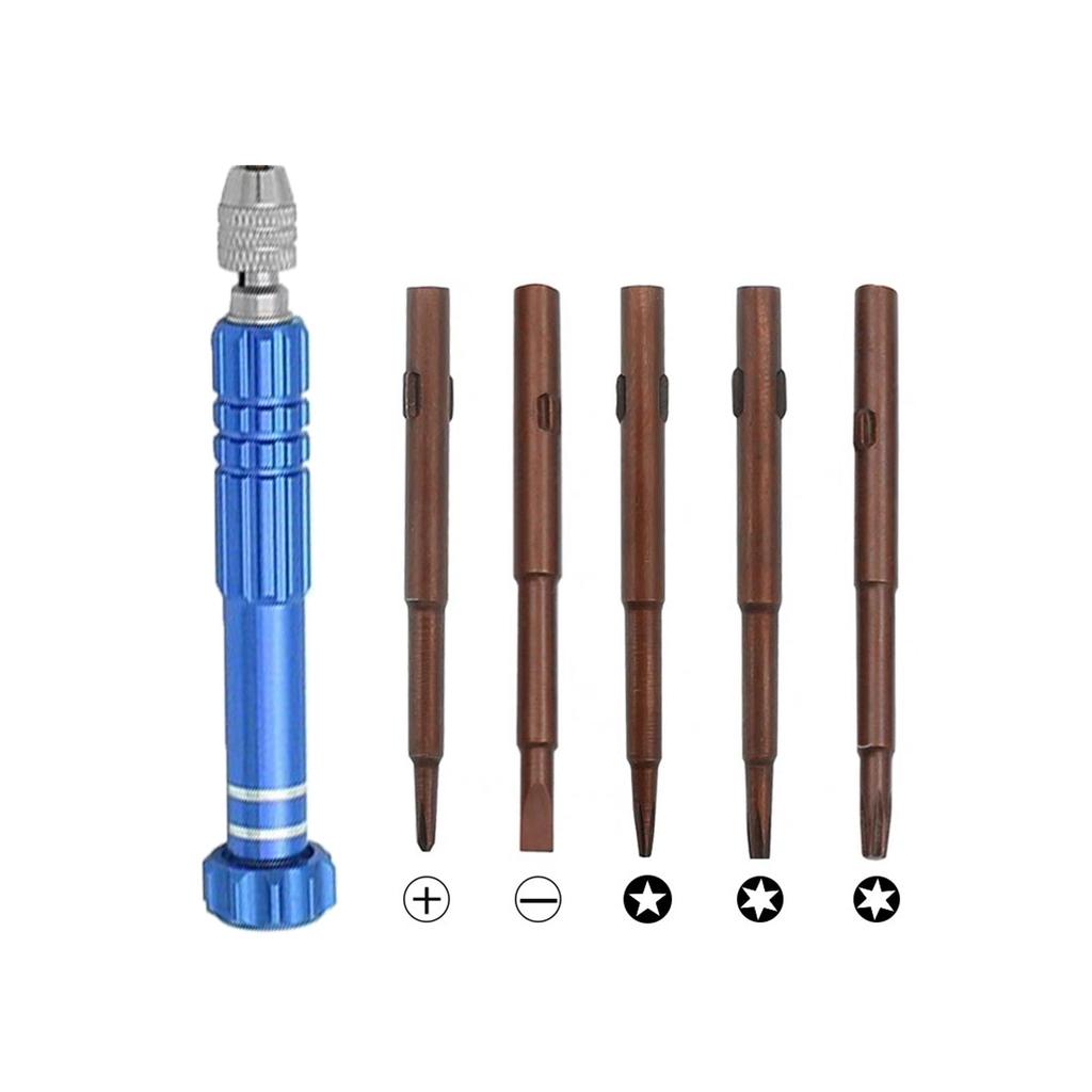 Precision Screwdriver Tool Kit 5 In 1 Mini Set for Electronics, Watches, Glasses, Laptops and Jewelry Repair