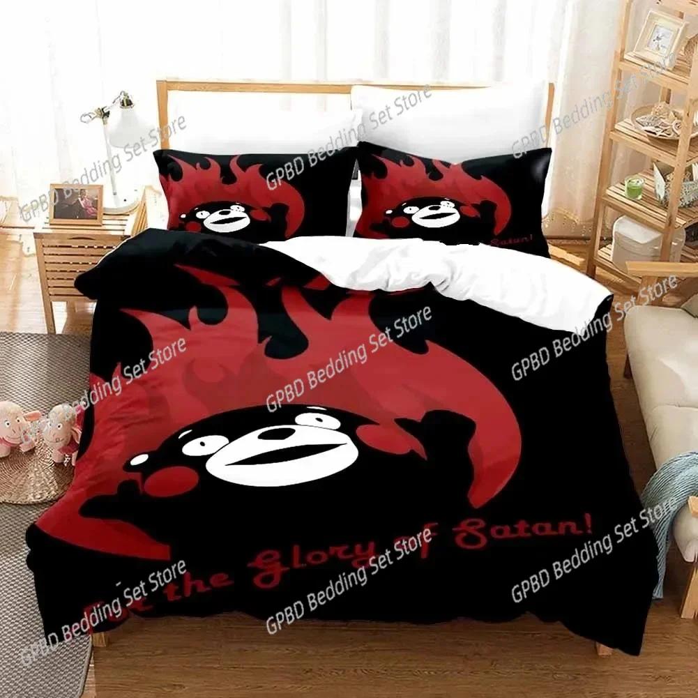 Comforter Comics Kumamon Bedding Set For Bedroom Soft Modern S Comefortable Kids And