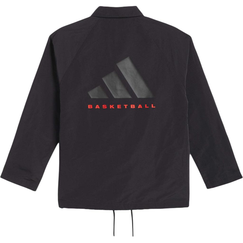 Adidas Basketball Series Fashion Soft Skin-Friendly Comfortable Daily Wear Versatile Casual Outerwear Jacket Unisex Black IW5641