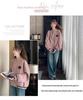 Women's Pink College Style Baseball Jacket - Chic Petite Spring/Autumn Trend