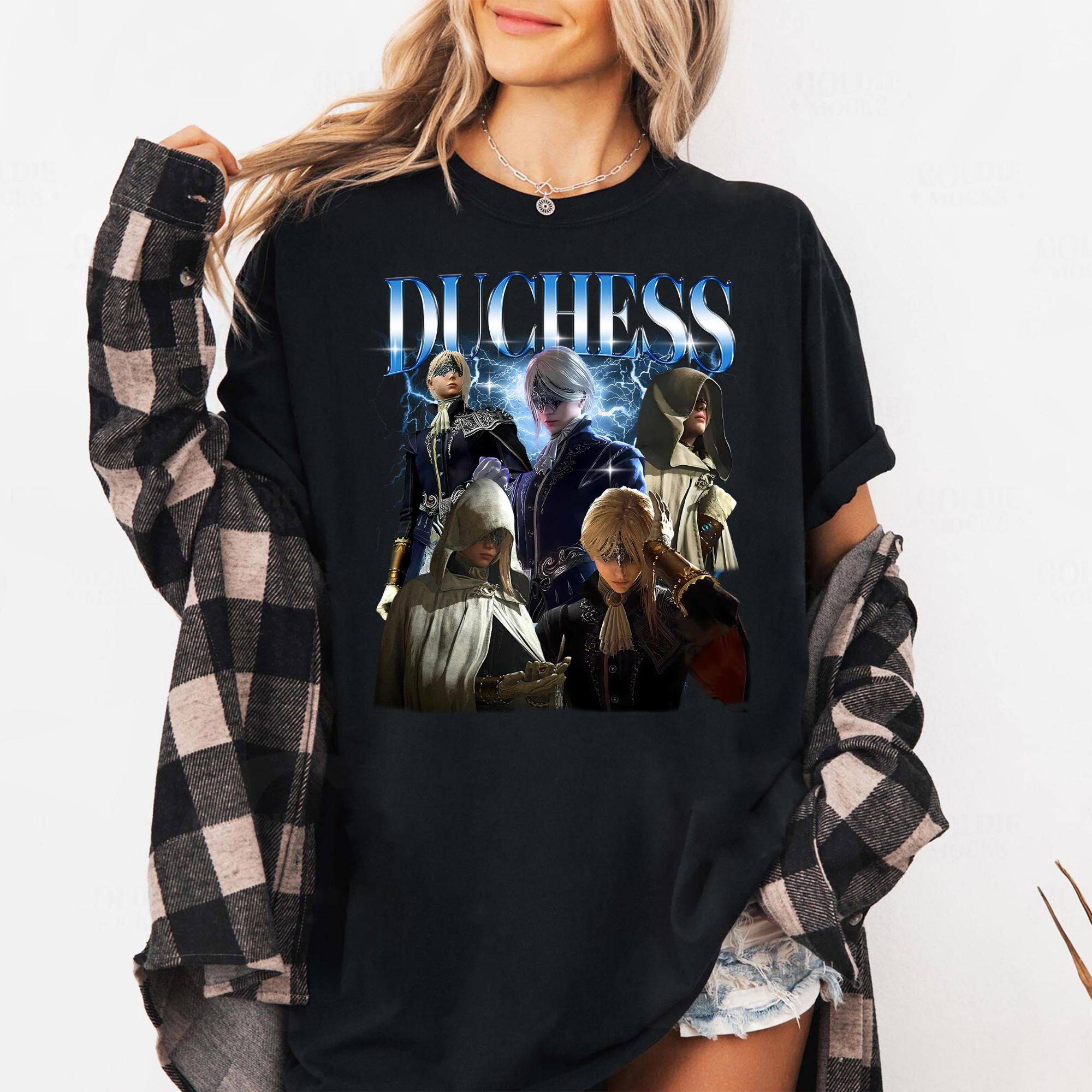 

Duchess Pattern Printed Tshirt for Womens Spring and Summer Fashion Trend Pure Cotton Top Neutral Short Sleeved Tshirt S