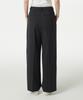 MUSINSA STANDARD WOMAN Women'S Lightweight High-Waisted Wide Hidden Banding Slacks [Charcoal Gray]