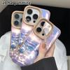 Phone Case: 2D Flat Lambskin Suitable for iPhone 18, 17, 16, 15, 14, 13 Pro Protective Case, White Long-haired Cat, Christmas and Halloween Gift