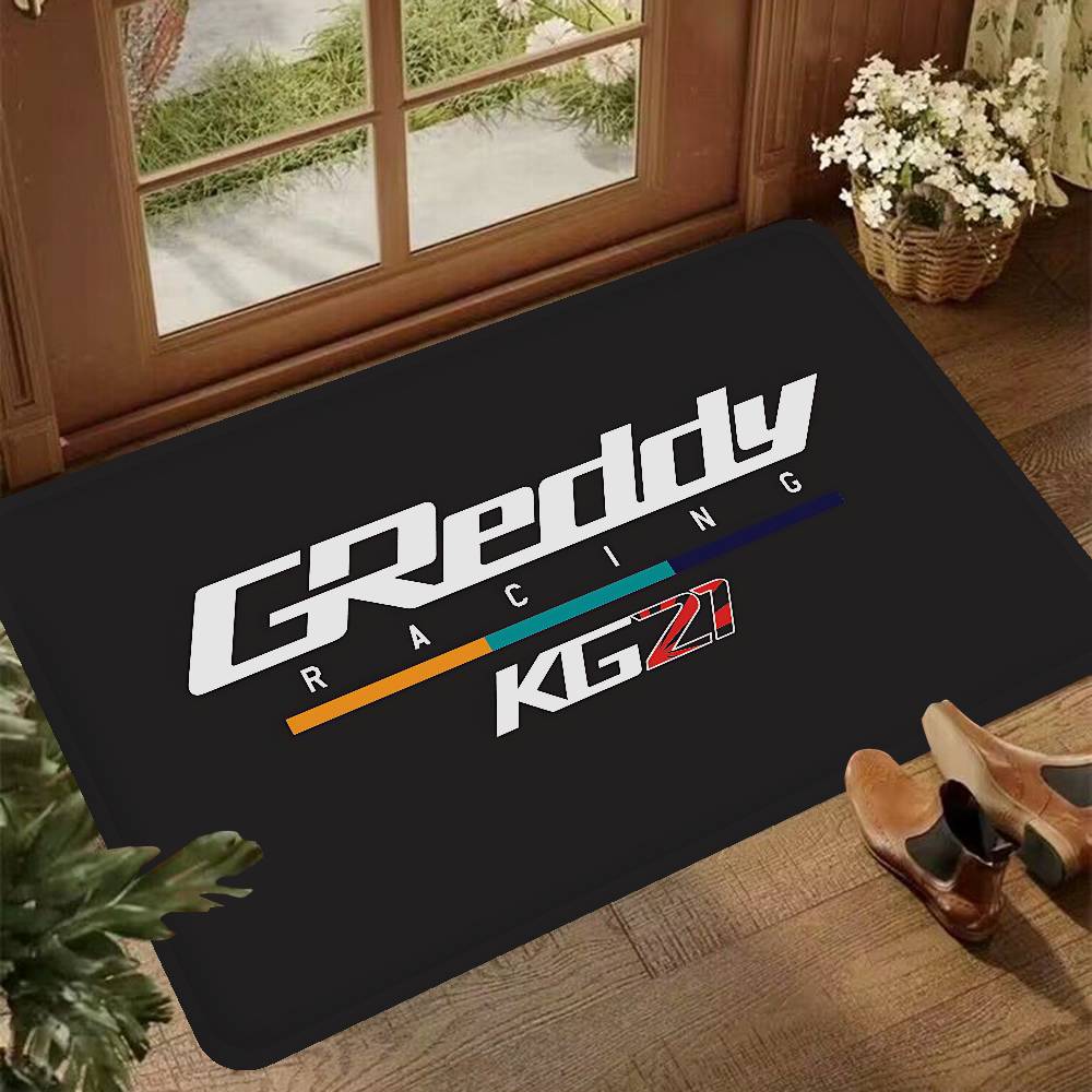 Logo G-Greddy-Y Entrance Door Mat Nordic Style Home Doormat Bathroom-Toilet Mats Bedroom Hotel Decor Mat