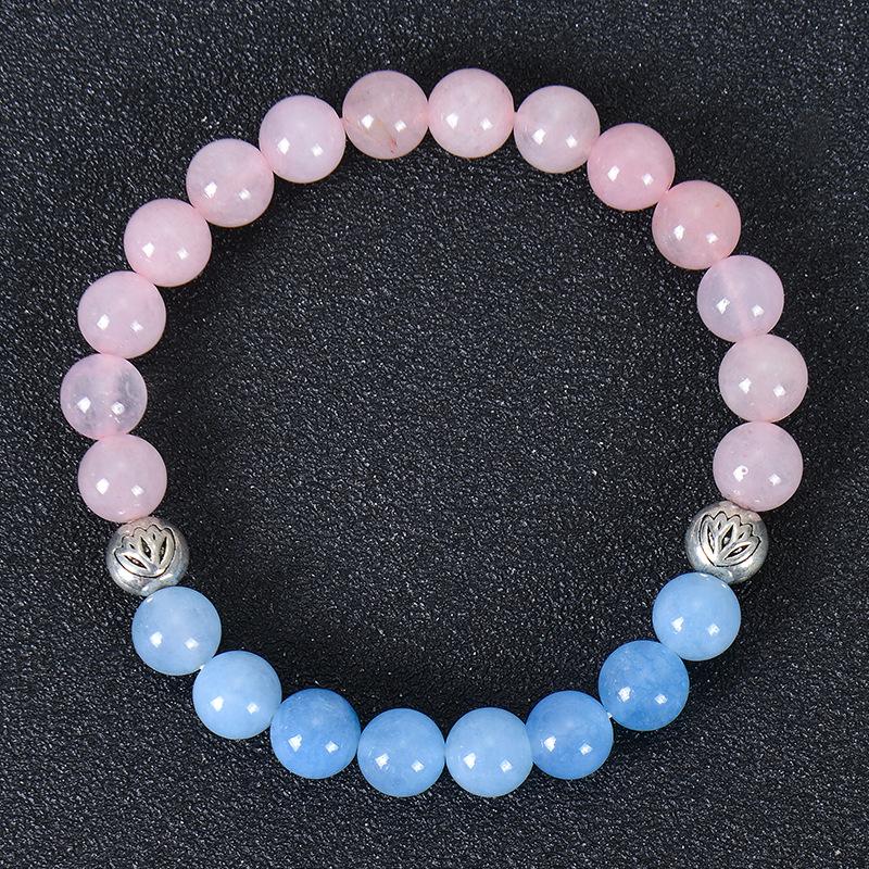 Natural Stone Bracelets Women Healing Amethyst Zircon 7 Chakra Beads Bangles Yoga Stone Gift for Couple Items  Gift