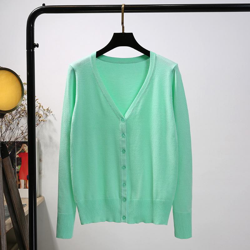 Damen Strickjacke - Leicht, Langarm, Kurzer Stil für Frühling und Herbst