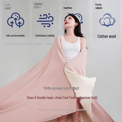 Double Cool Antibacterial Breathable Summer Quilt - Cotton Class A
