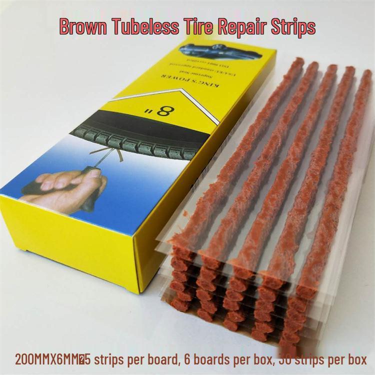 Beef Tendon Tire Repair Strips for Motorcycles & Electric Vehicles