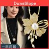 Mode Collier Long Floral Avec Zirconia Pour Femmes Style Hiver Bijoux