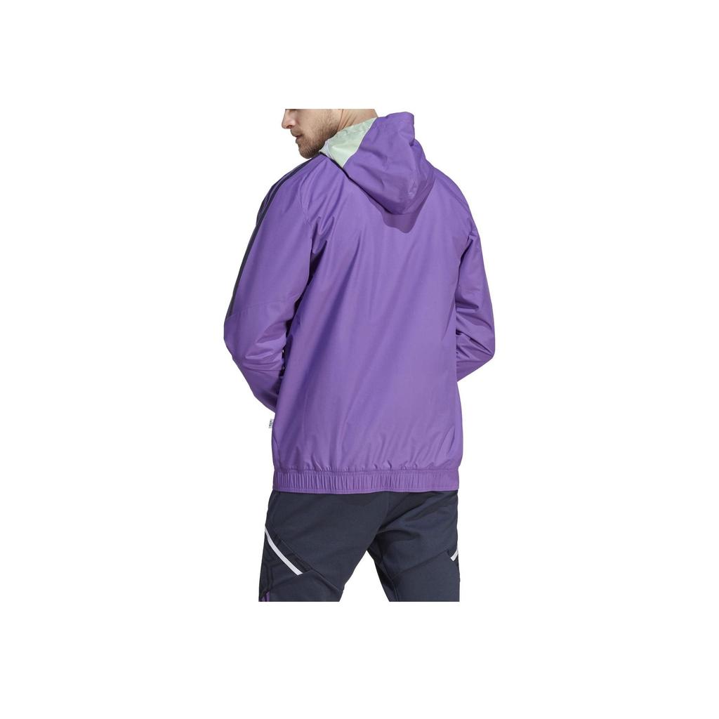 adidas Men's Real Madrid Condivo 22 All-Weather Training Jacket Purple HT8796