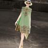 Lansere 2026 Sommer Neues Chinesisches Stil Gedrucktes Cheongsam Midi-Kleid