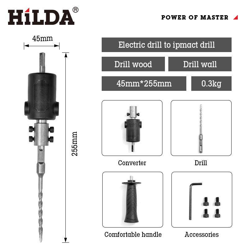 HILDA Rechargeable Electric Hammer Drill Set