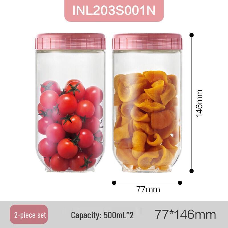 LocknLock Fresh-keeping Storage Jar 2-Piece Set