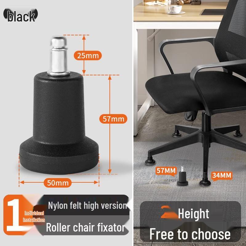 Office Chair Caster Fixator: Anti-Slip Pad & Roller Fixing Tool