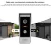 7-Inch Touch Screen 1080P Water Resistant Video Door Phone Night Vision Dual-Way Communication for Villa House Office