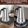 Cafeteira Expresso de Fogão Versátil Aço Inoxidável Cafeteira Moka Economizadora de Tempo Clássica Fogões de Indução para Uso Doméstico