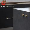 KAK Fashion Gold Kitchen Cabinet Knobs and Handles Zinc Alloy Black Long Furniture Handle Cupboard Door Pulls 1000mm Hardware