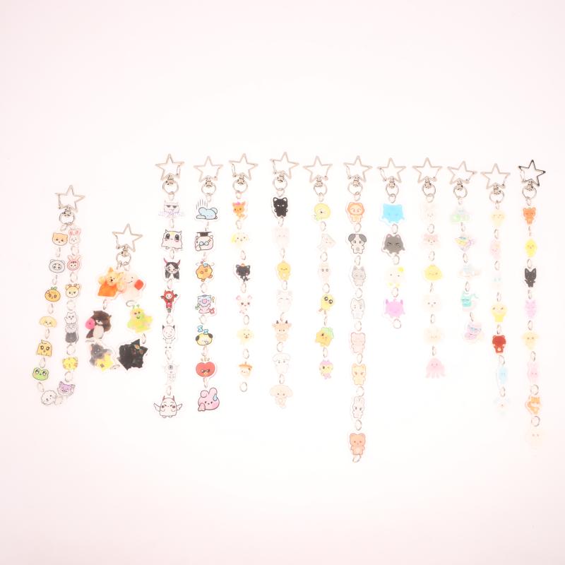 2025 Anime Acrílico Kpop Chaveiro Acessórios Pingente de Desenho Animado Bonito Criativo Enfeite de Bolsa Chaveiro de Carro Amigos Fãs Presentes