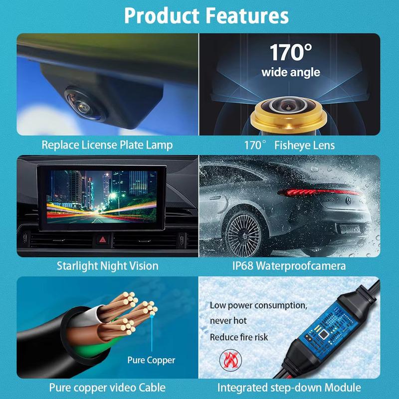 Dynamic Trajectory HD 1080P Reverse Parking Camera For Chevrolet Sail Holden Commodore VR/VS VE SV6 VZ FIAT 500 Night Vision Car