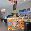 26 Grids Keyboard Button Cat Keychain Creative Fidget Stress Relief Toy for Children School Bag Pendant Decor