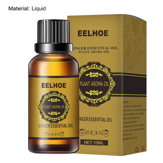 10ml Slimming Essential Oil Tight Belly Fat Removal Natural Ginger Oil Full Body Slim Massage Oil for Men Women