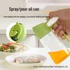 470ml Dual-Use Non-Drip Oil Spray & Pour Bottle - Large Capacity Press-Type for Household Use