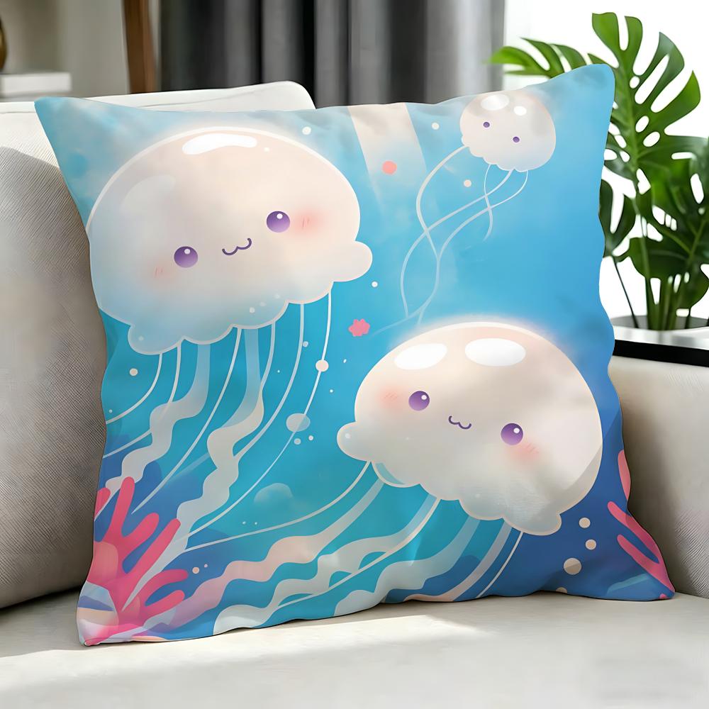 Art JJellyfished Cushion Cover Cushion Cover Set Pcs x x x Pillowcase Decorative Sofa Home Decor